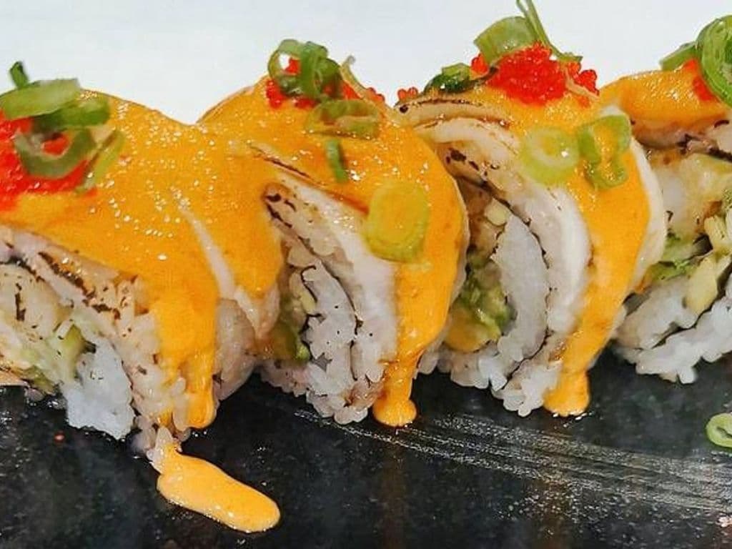 Torched White Dragon Roll