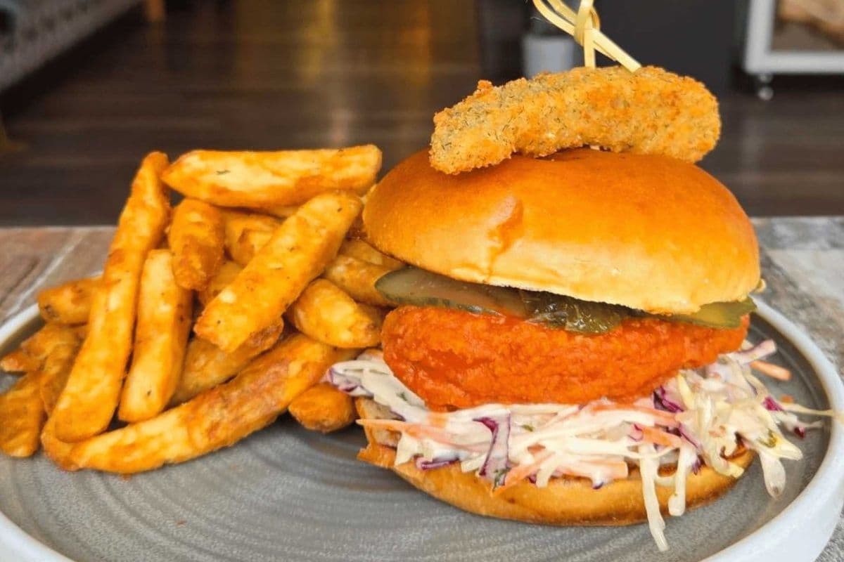 Nashville Hot Chicken Burger (Not Gluten Free)