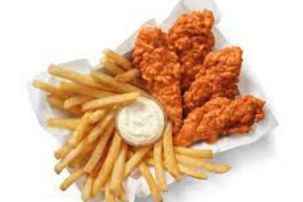 Buffalo Glazed Sauced & Tossed Chicken Strip Basket