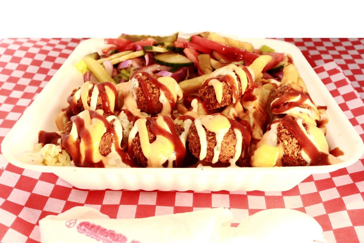 Falafel (Chickpea Fritter) Platter (Veg) (Regular)