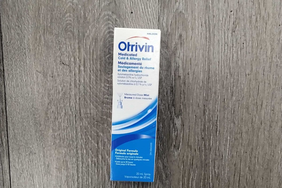 Otrivin medicated cold & allergy relief spray with original formula (20ml)