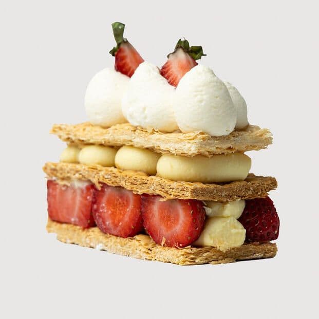 Mille-feuille fraise / Strawberry mille-feuille