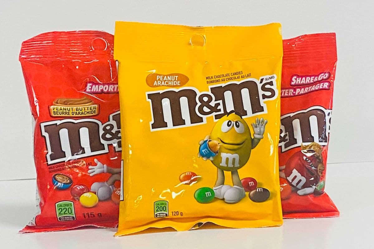 M&M Candy Bags - Peanut (110 g to 120 g)
