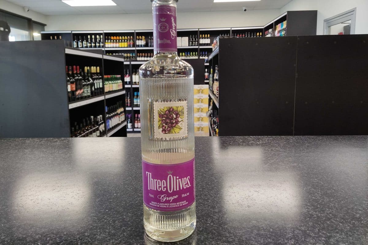 Three Olives Vodka - Grape (1 x 750ml Bottle )