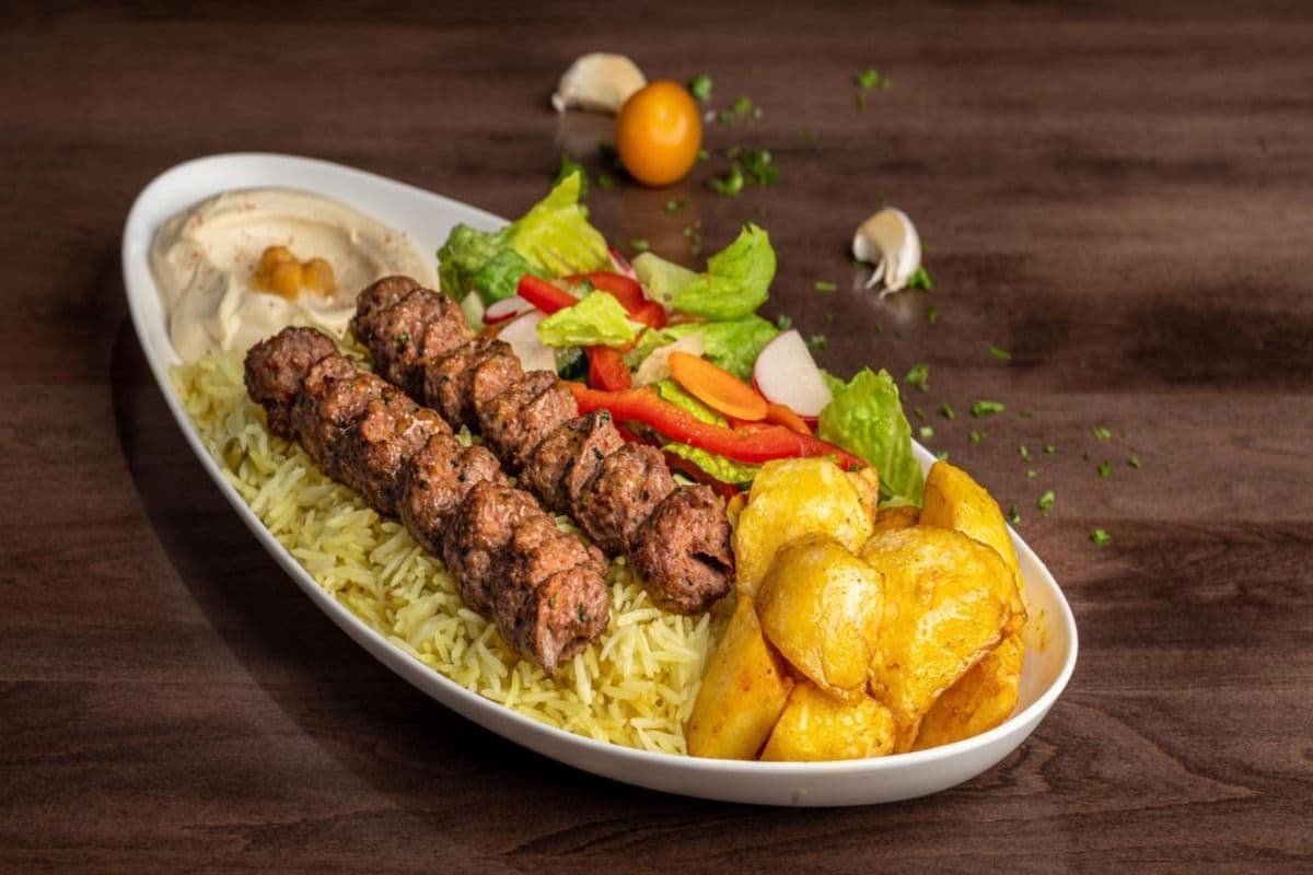 Beef Kabab Plate