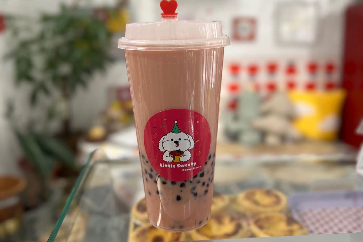 Rose Pearls milk tea (600ml)