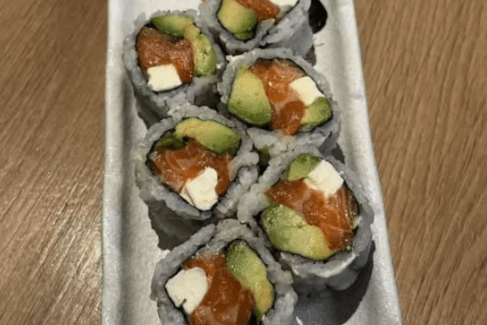 Salmon Avocado Cheese Roll