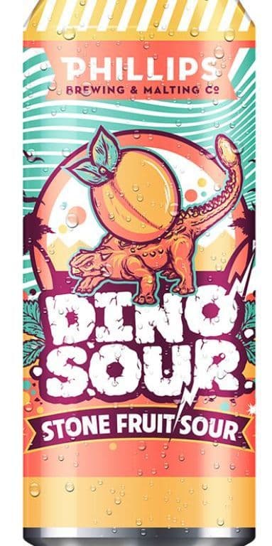 Dinosour Beer, 473 mls can beer (4.2% ABV)  