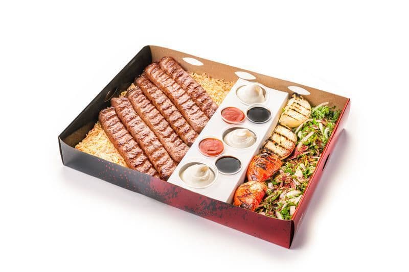 Kabab on Rice Family Platter