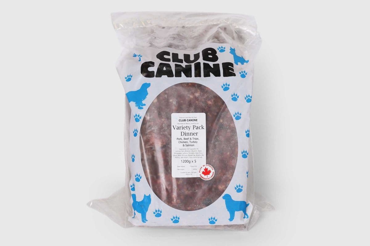 Club Canine Variety Pack Dinner (1200g x 5)