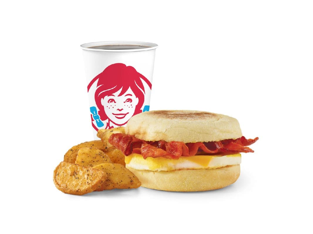 Bacon, Egg & Cheese English Muffin Combo - Medium
