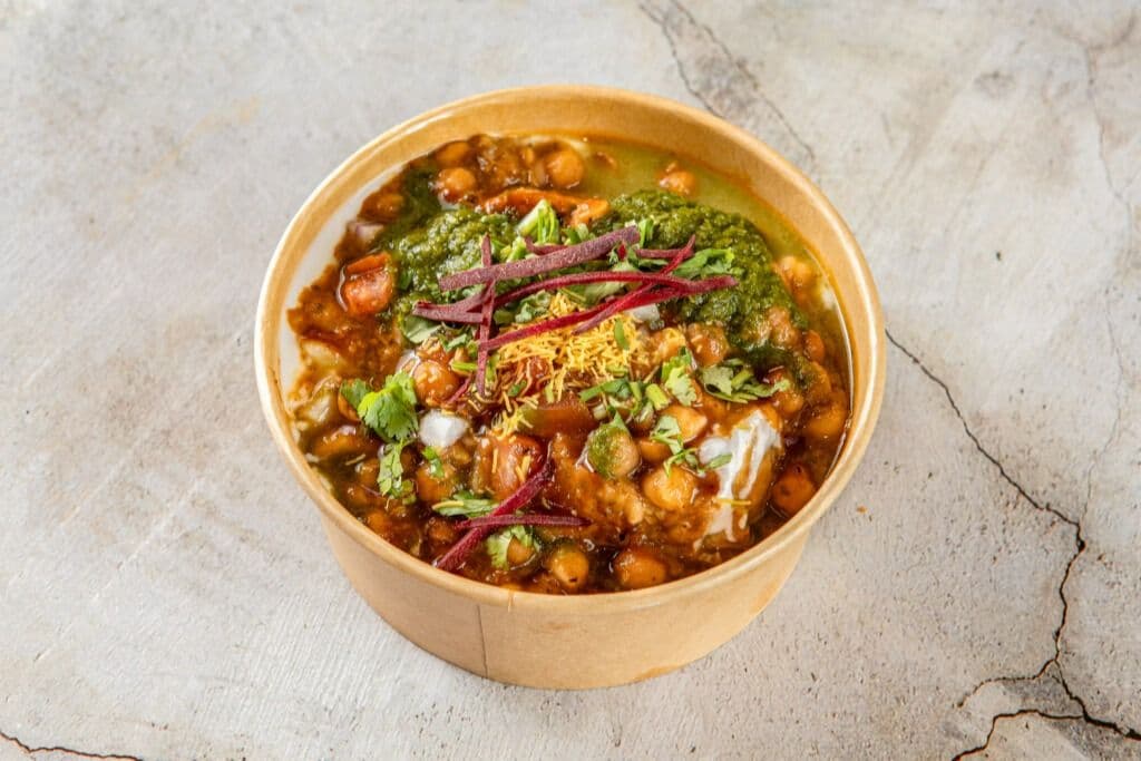 Chana Samosa Chaat