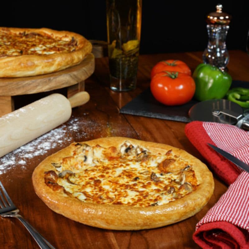 Mini pizza champignons / Mini pizza champignons