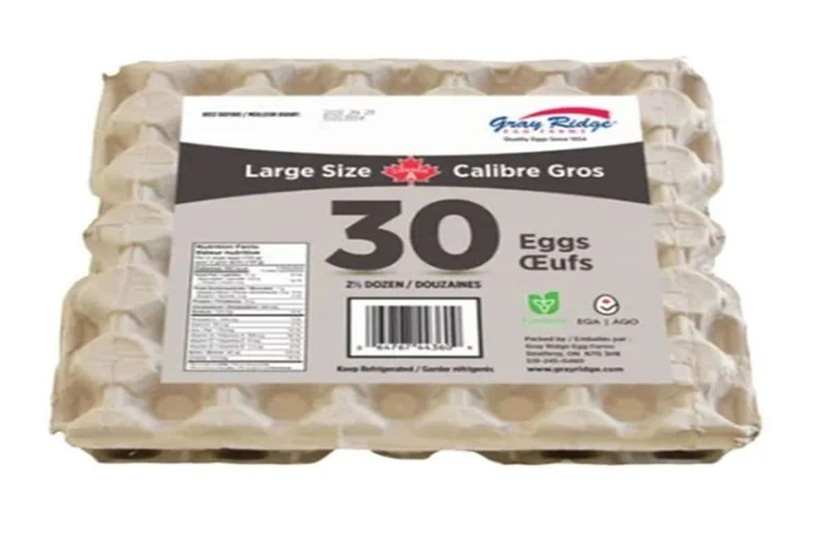 Gray Ridge Egg White Large (30pcs) (1.5kg)