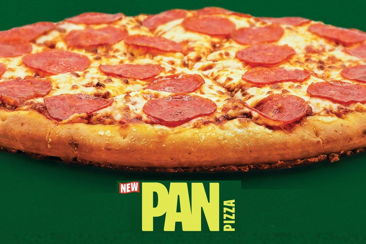 NEW! 12" Medium PAN CRUST 1-Topping Pizza
