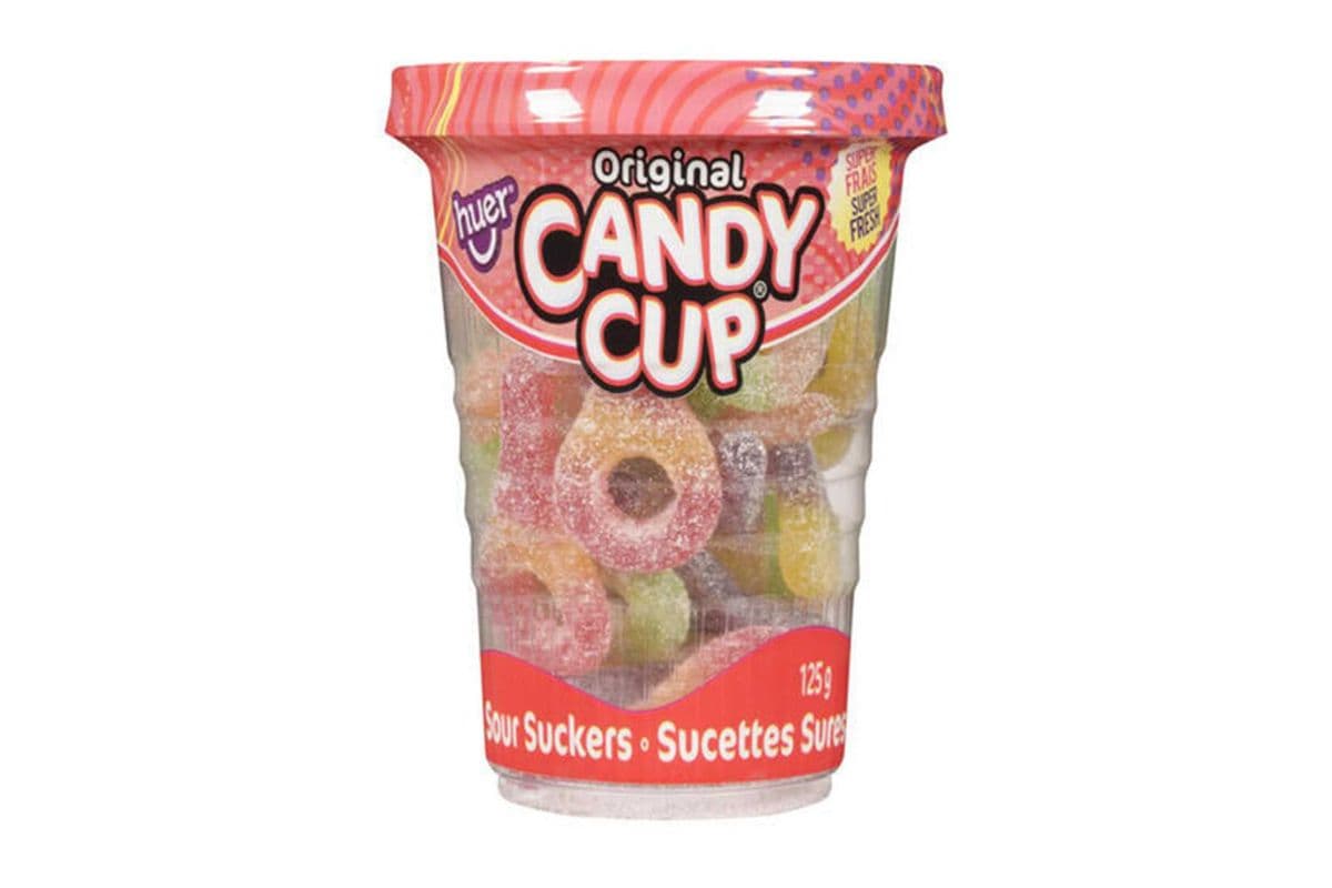 Huer Sour Suckers Cup 125g