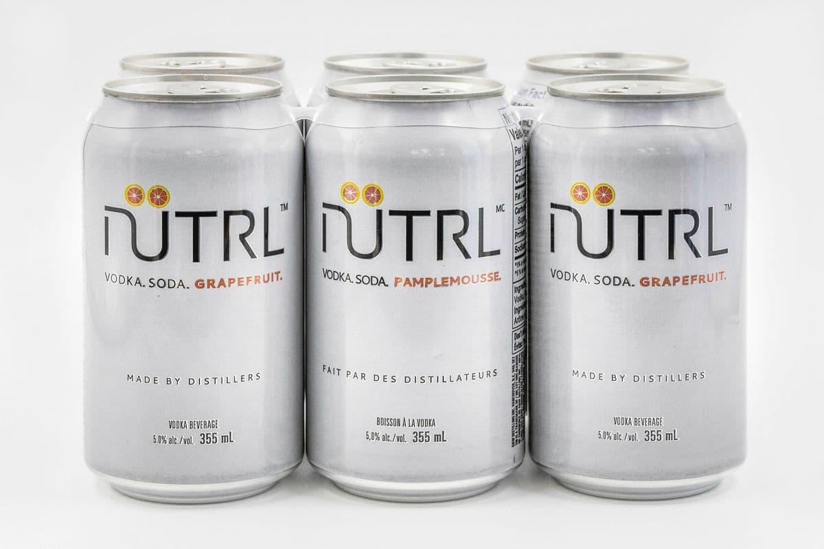 Nutrl Vodka Soda Grapefruit (6 Cans) (6 x 355ML Cans)