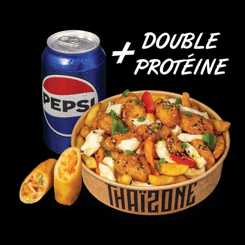 Poutine tao trio + / Chicken Tao Poutine Combo +