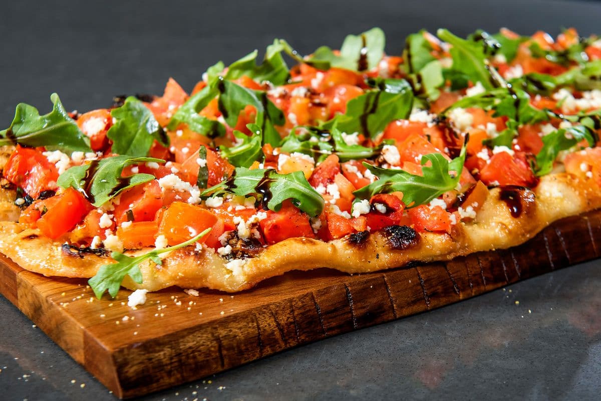 Feta Bruschetta Flatbread