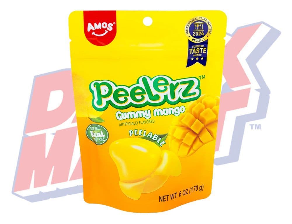 Amos Peelerz Gummy Mango - 6oz