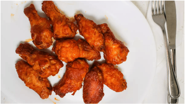 1. Boneless Wings with BBQ Sauce (8)