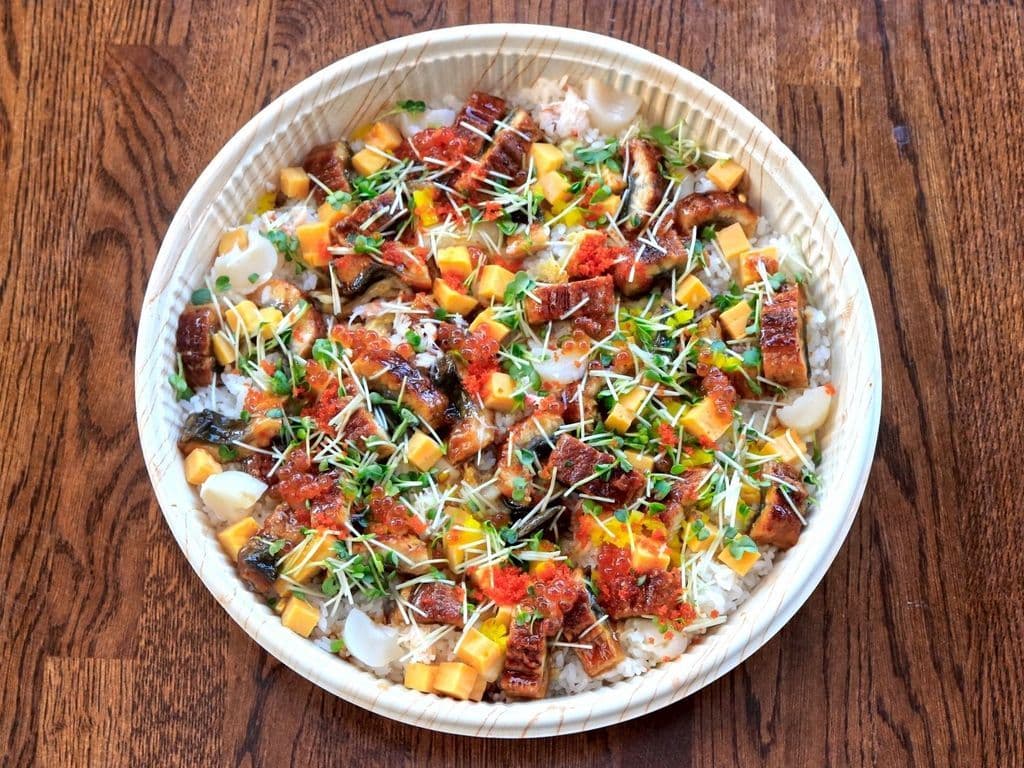 Family-size Unagi Bara Chirashi