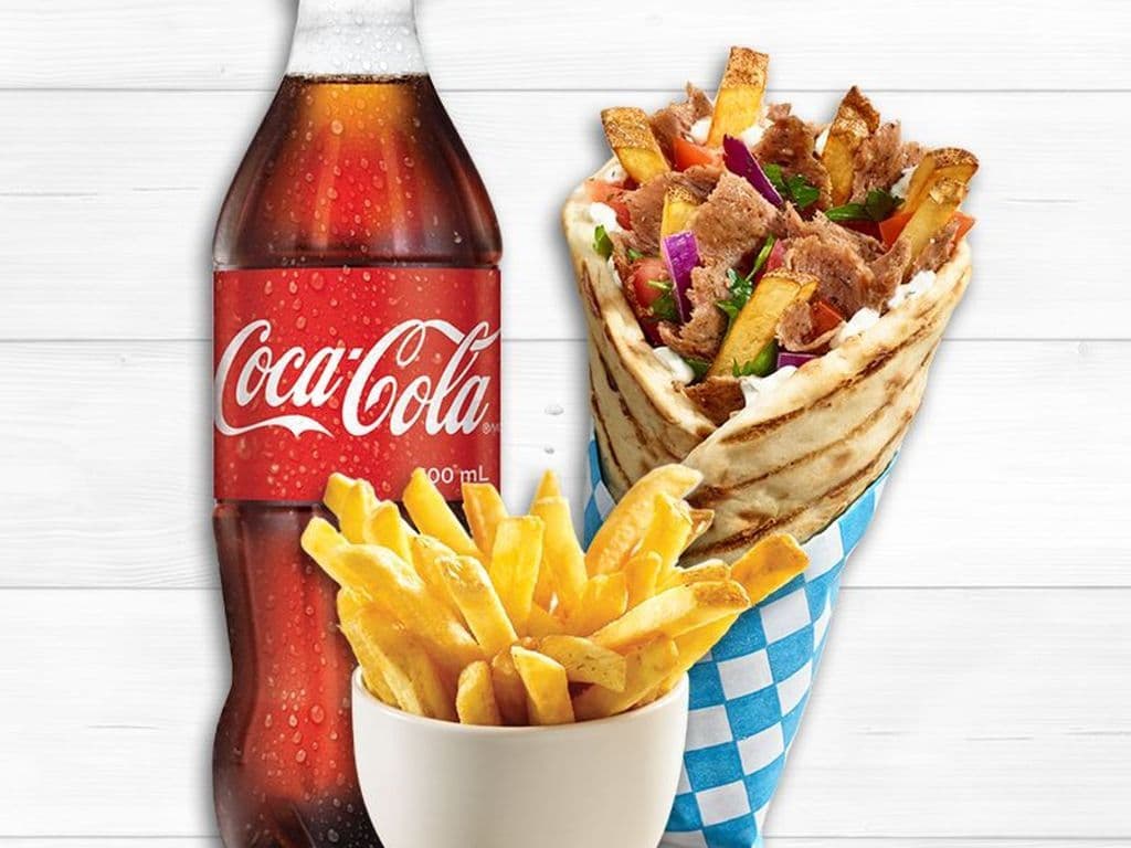 Traditional Gyro Pita Combo 