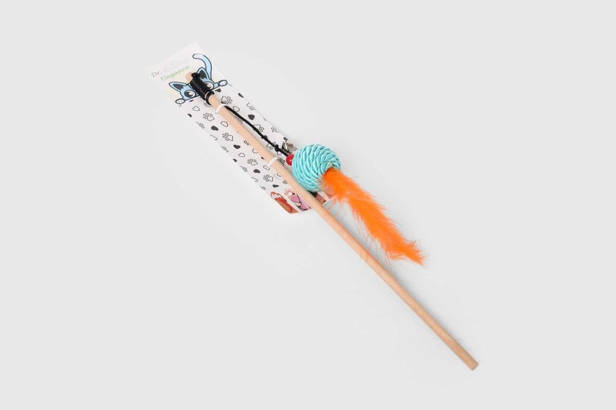 Cat Teaser Wand Toy (Assorted Color)