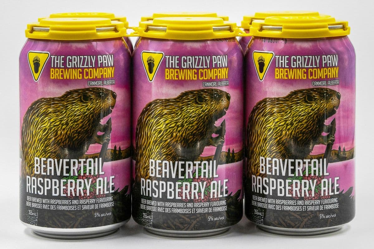 Grizzly Paw Raspberry Ale (6 x 355 ml Cans)