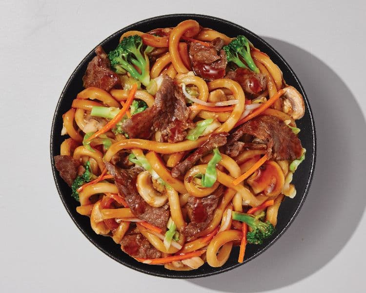 Bœuf Teppanyaki aux nouilles