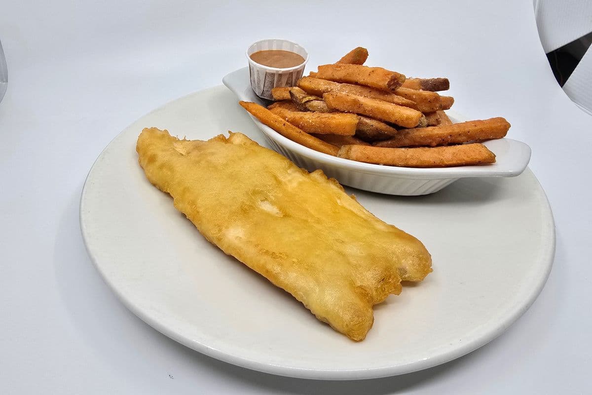 Hake & Sweet Potato Sauce