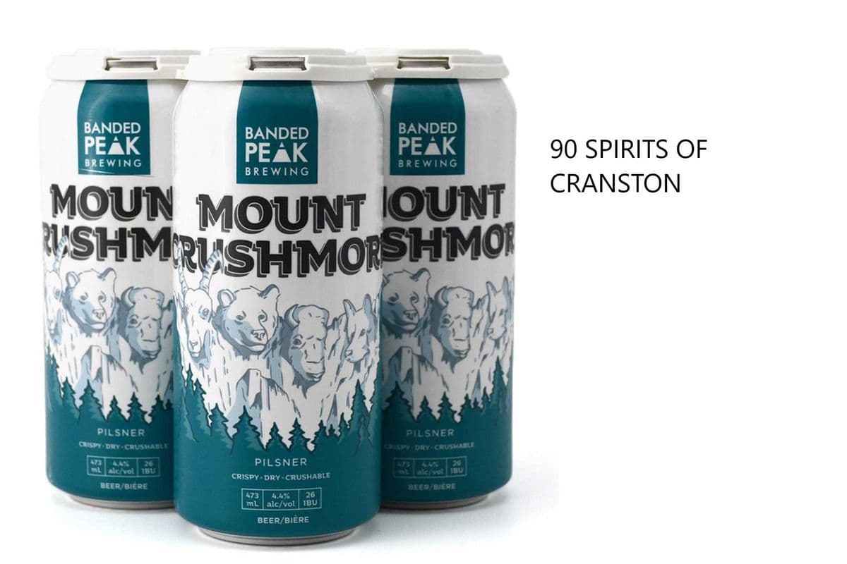 BANDED PEAK MOUNT CRUSHMORE PILSNER 4 CANS (1 x 4x473ML)