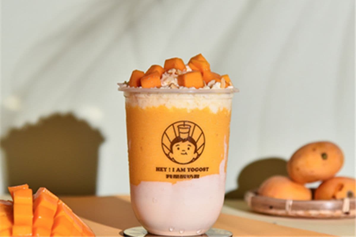 Mango Mochi Yogurt 芒果团子酸奶
