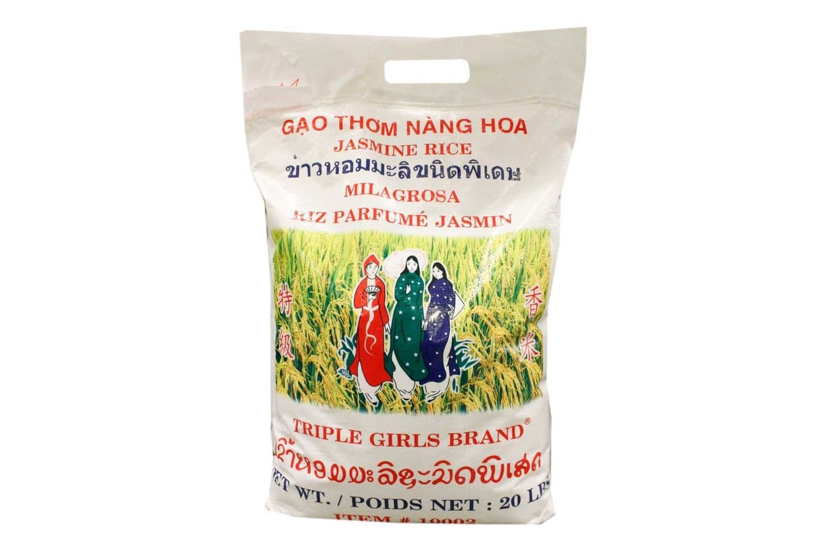 Triple Girls Jasmine Rice (18 lb)
