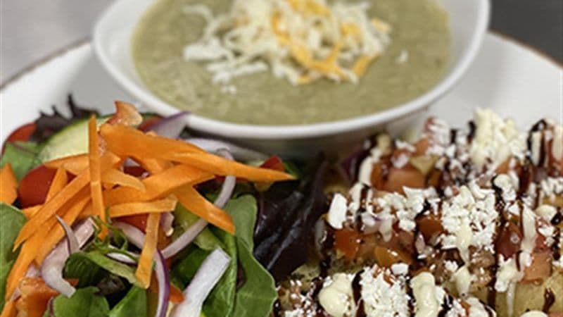 Soup Salad Bruschetta