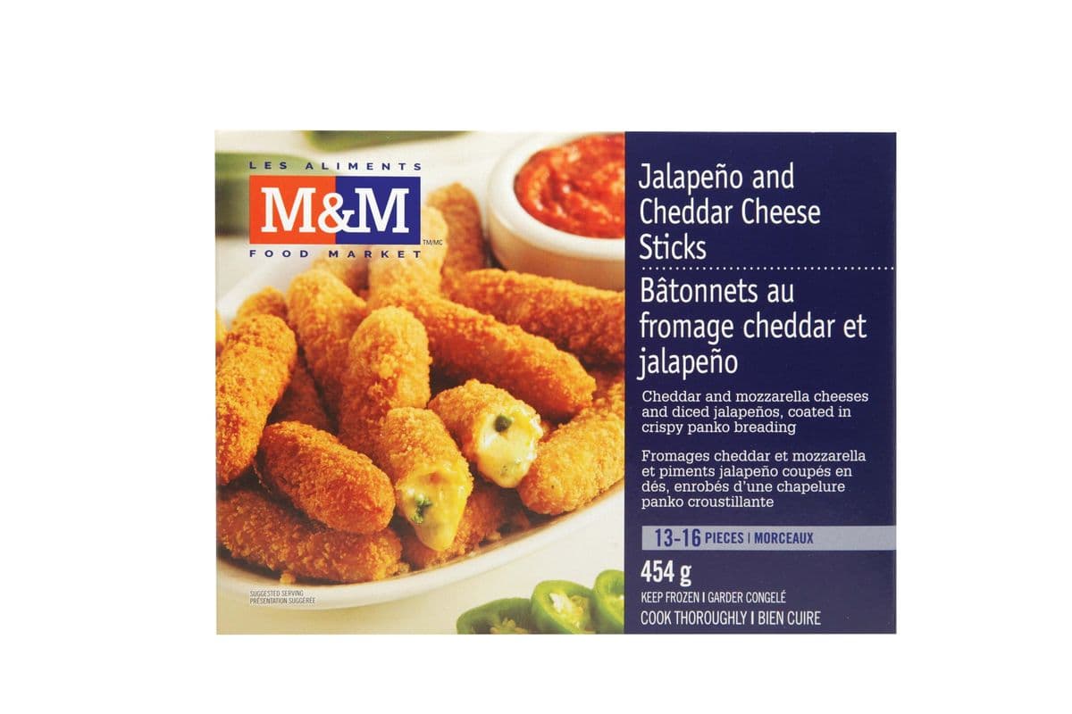 M&M Jalapeno And Cheddar Cheese Sticks (454 ml)