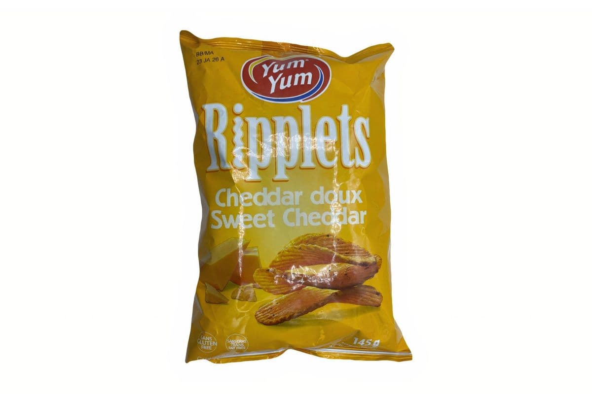 Yum Yum Riplets cheddar sucré / Sweet Cheddar (300 g)