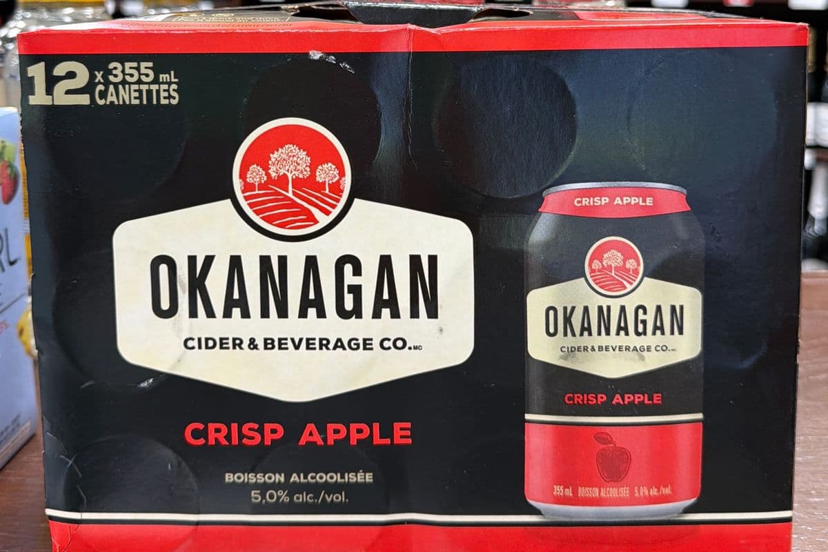 OKANAGAN CIDER CRISP APPLE 12 CANS (12 x 12x355 mL)