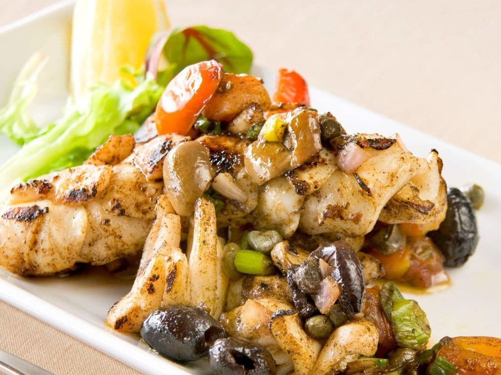 Grilled Calamari Family Tray