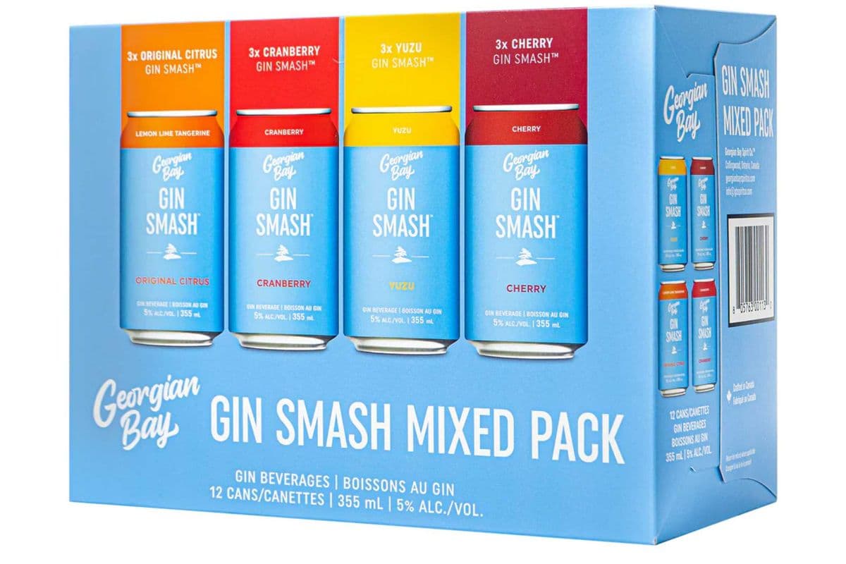 Georgian Bay Gin Smash Mixer (12 pack) (12 x 355 ml Cans)