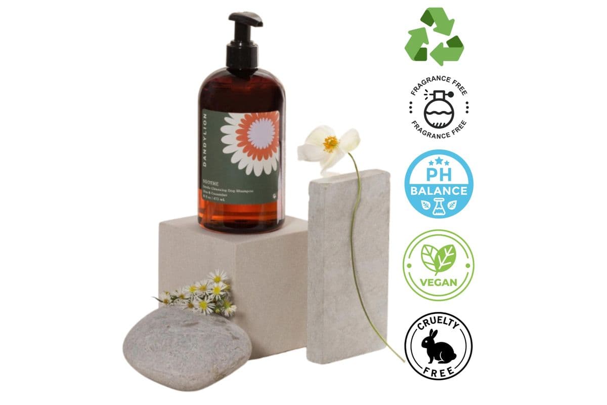 Dandylion Gentle Cleansing Dog Shampoo (473 ml)