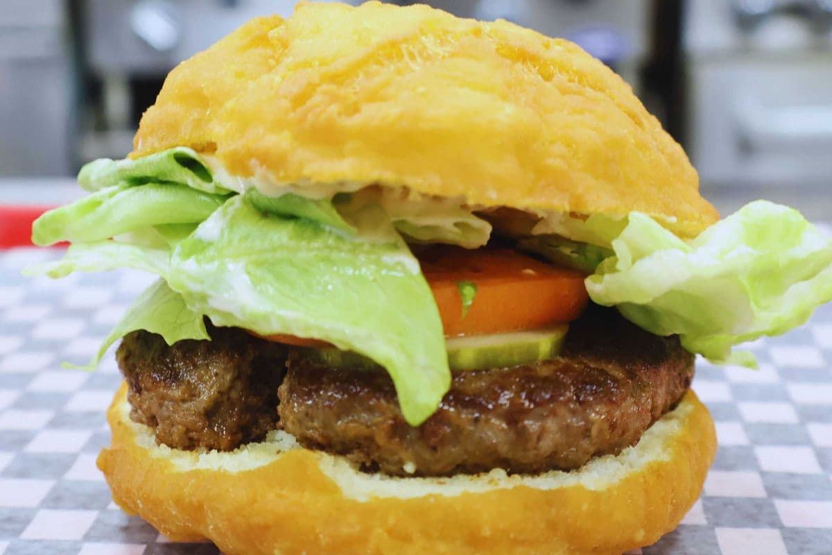 Bannock Bison Burger