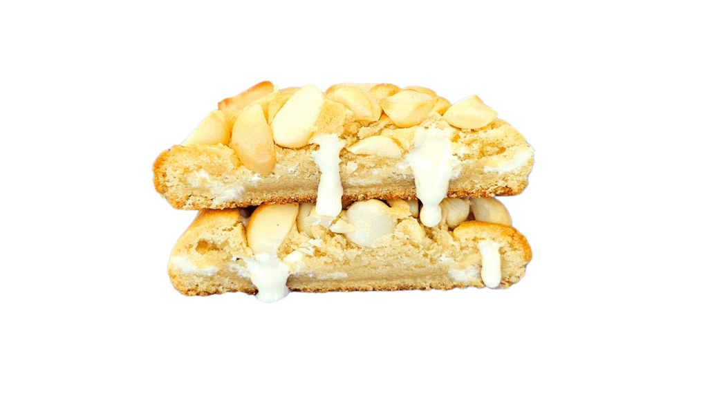 Cookie chocolat blanc belge et aux noix de Macadamia / Belgian White Chocolate Macadamia Nut Cookie