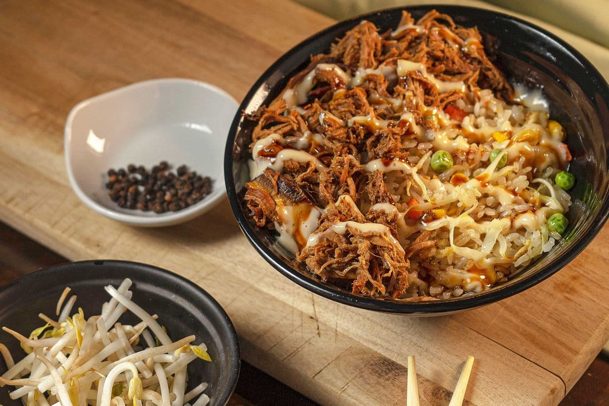 Fried Rice with Braised Pork