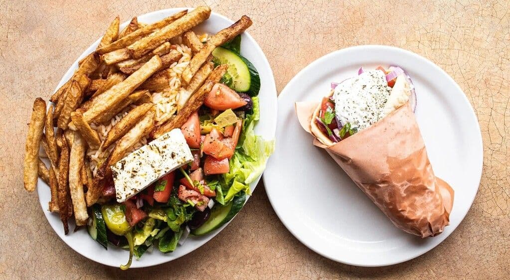 Gyro Pita Plate / Assiette de gyro sur pita