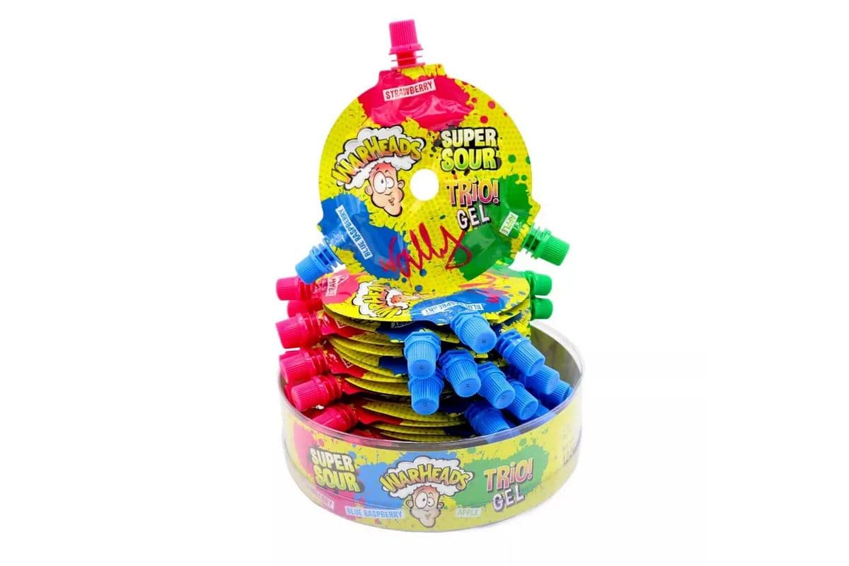 Warheads Super Sour Gel Trio Wheel