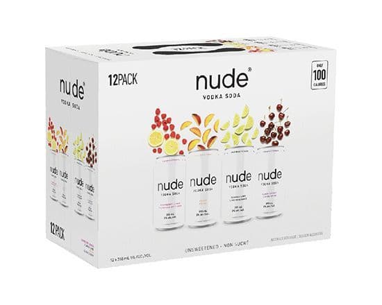 NUDE VODKA SODA MIXER 12 CAN (12 X 355ML)