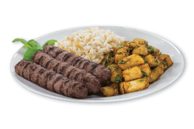 Assiette Kafta Kebab / Kafta Kabab dish