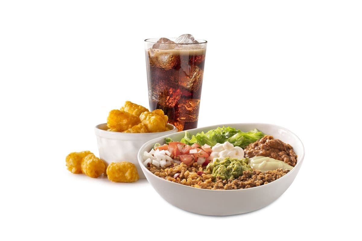 Beef Burrito Bowl Combo