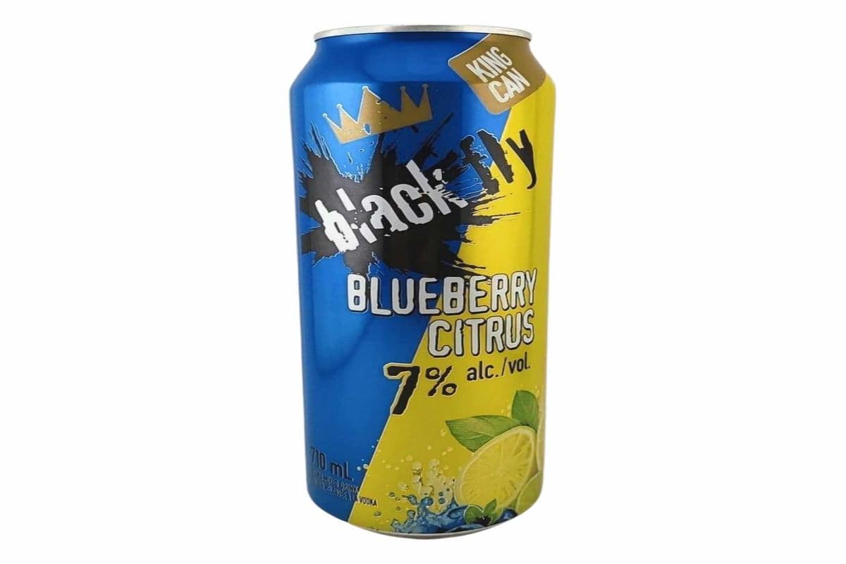 BLACK FLY BLUEBERRY CITRUS 710ML (1 x 710ML)